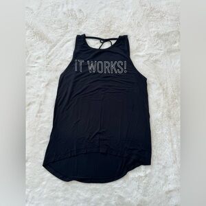 Itworks Black Tank Top
